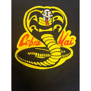 Bioworld Karate Kid Cobra Kai T-shirt 2022 Men's Size XL EUC Black